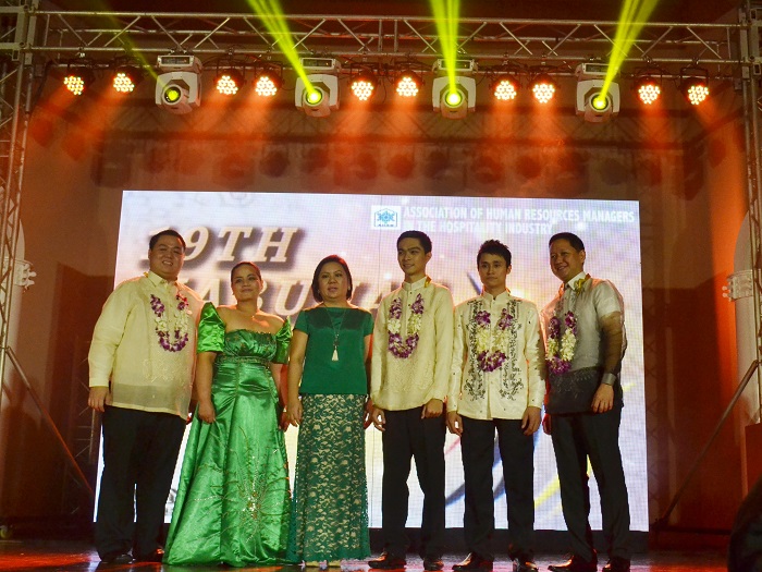 From left: Timothy Decker Gokioco (Diamond Hotel), Cherry Ehida (Radisson Blu Hotel Cebu), Badjie Guerrero-Trinidad (The Cravings Group), Davis Mikael Asistin (Ascott Makati), Paul Aaron Tiu (Marriott Hotel Manila), and Lucius Orario, Jr. (Marriott Hotel Manila). Photo by Mikee Pascual.